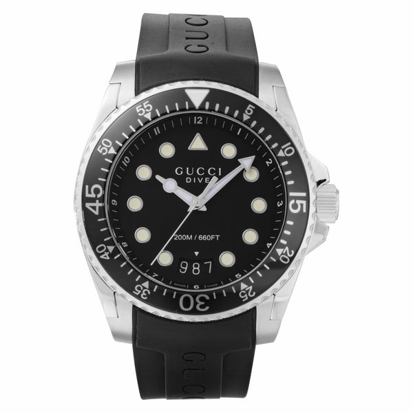 グッチ GUCCI DIVE YA136204B 腕時計 メンズ ブラック クオーツ アナログ